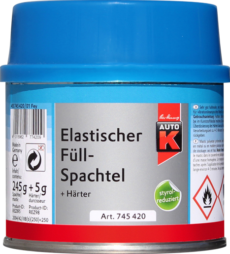 Kwasny Auto-K Füllspachtel 250 gr Elastisch, styrolreduziert
